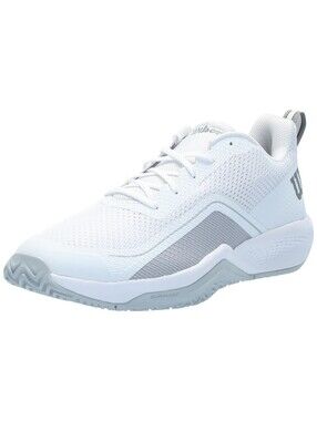 WILSON Rush Pro Lite Men's Tennis Shoe, White/Pearl Blue/Monument, Size 7